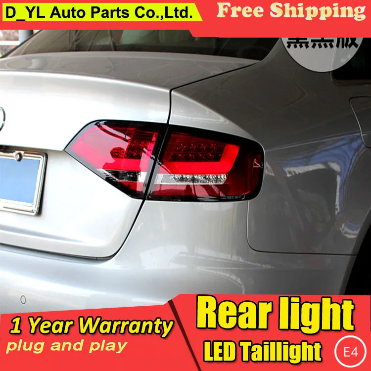 Best Car Styling Tail Lamp for Audi A4-B8 LED Tail Light 2009-2012 New Altis LED Rear Lamp LED DRL+Brake+Park+Signal Stop Lamp 2
