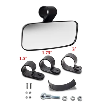 

1.5" 1.75" 2" Clamp UTV Rear View Mirror For Yamaha Viking 6 seater for POLARIS RZR XP 900 XP1000 RZR S for Can Am Maverick