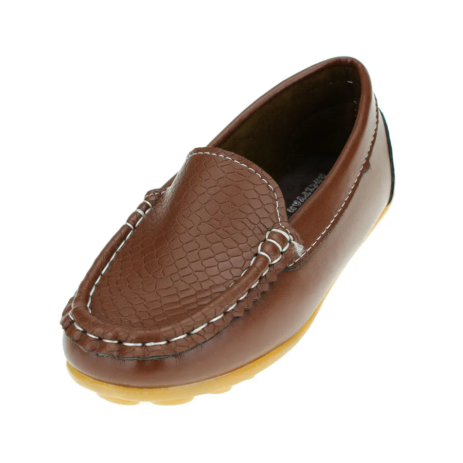 MSMAX/детская обувь; мягкая резиновая дышащая повседневная обувь для мальчиков и девочек; унисекс; Детские кроссовки на плоской подошве; удобная однотонная спортивная обувь - Цвет: Brown