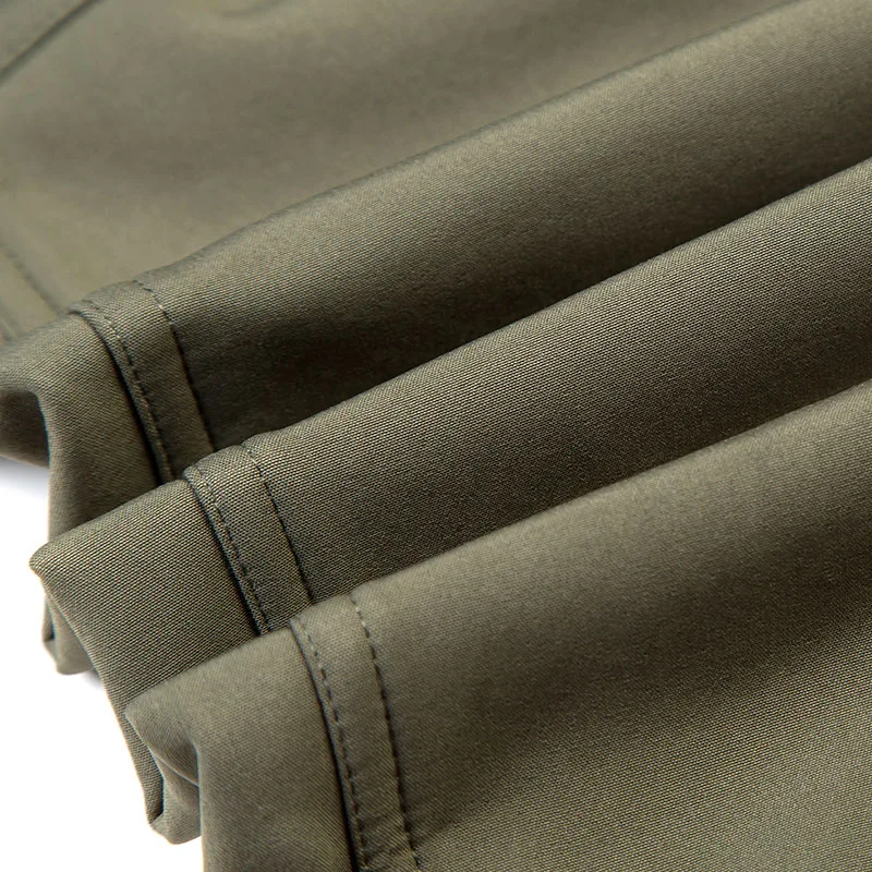 Мужские походные брюки на осень и зиму, теплые Тактические Военные флисовые брюки-карго, камуфляжные армейские брюки, уличная одежда для охоты