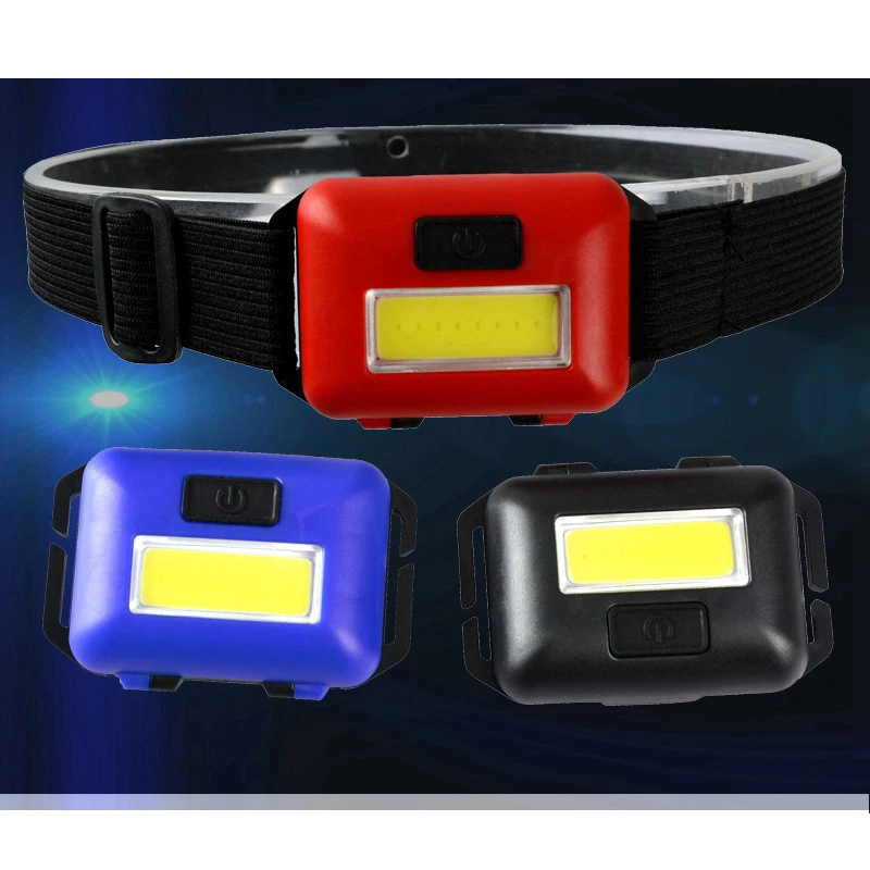 

Mini 3 Modes Waterproof COB LED Flashlight Outdoors Headlight Headlamp Torch Emergency Lantern for Outdoor Activities AAA