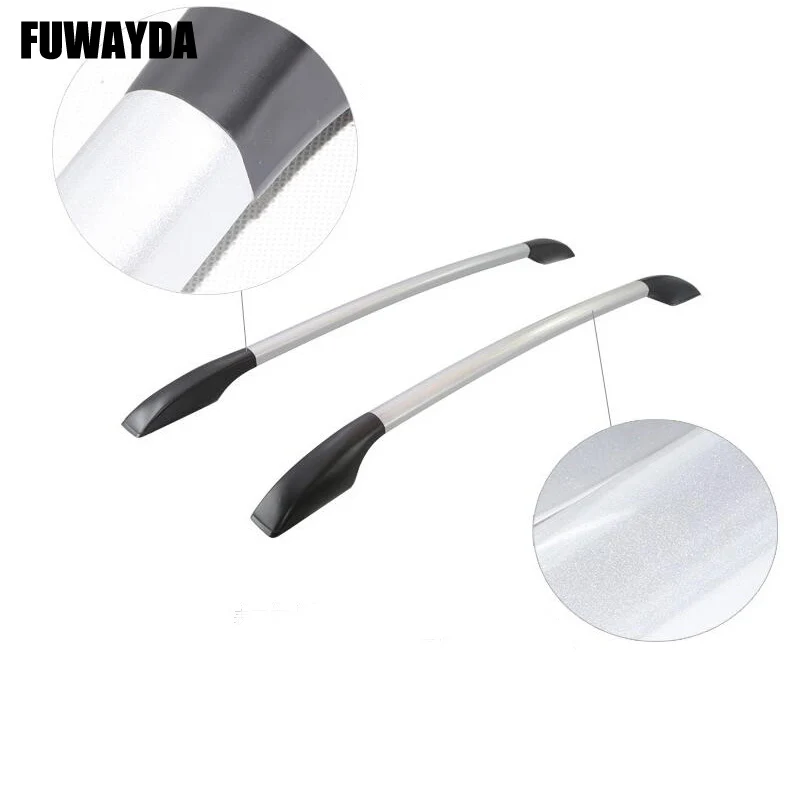سبائك الألومنيوم 1.3 متر fuwayda سقف السيارة رف الأمتعة الناقل شريط سيارة الملحقات ل سكودا فابيا 2008 09 10 11 12 13 14 15