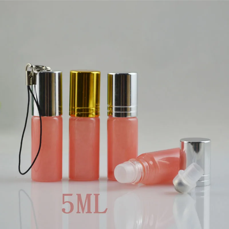 wholesale 50pcs empty 5ml Roll on perfume bottle, 5 ml clear essential