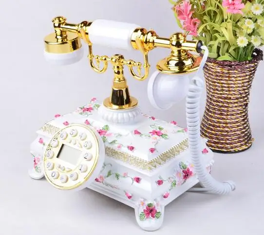 

landline retro resin villa old telephone