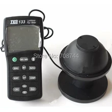 Оригинальная Сделано в Тайване ручной светового потока метр тестер освещенности точные и мгновенные диапазон отклика 7000 люмен RS232 TES-133