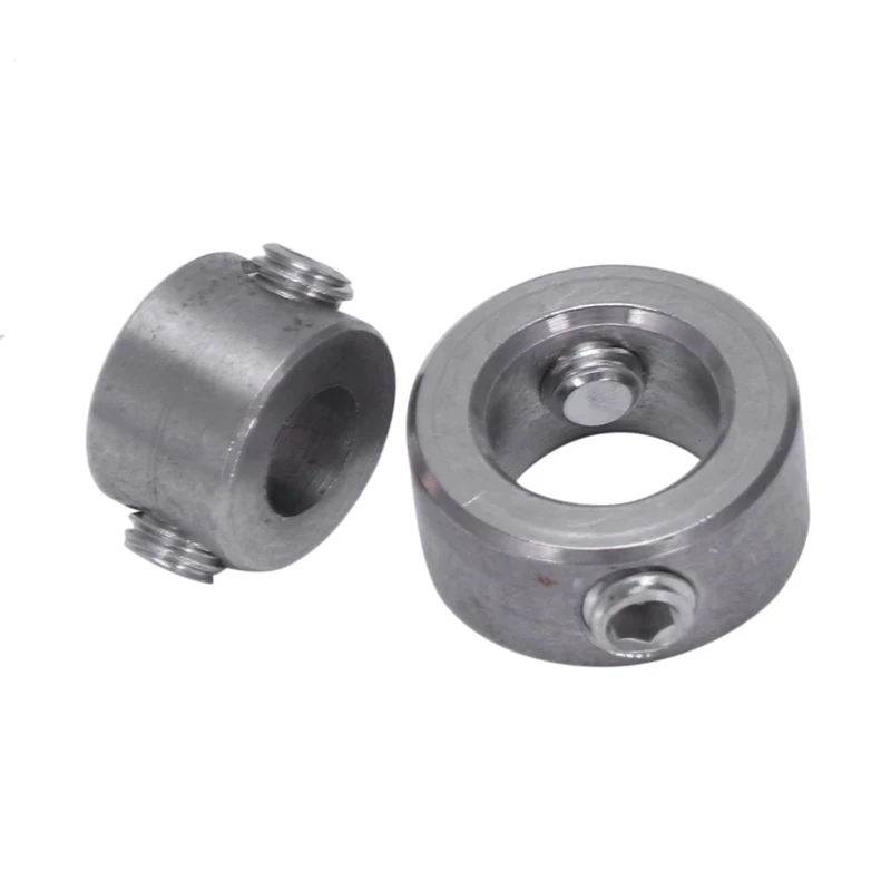 DSHA 9Pcs/Set Woodworking Drill Stopper Positioning Stop Ring Drilling Depth Controller Stainless S