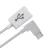 Zihan CABLECC, прямоугольный, 90 градусов, Женский OTG-кабель USB 2,0 типа C для сотового телефона, планшета и ноутбука, белый - изображение