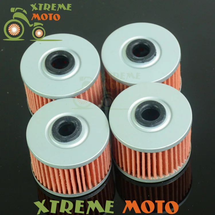 4* масляный фильтр очиститель для Honda ATC250 TRX250 TRX300 ATC350X TRX400X TRX700XX Мотокросс для мотогонок ATV Dirt Bike бездорожье
