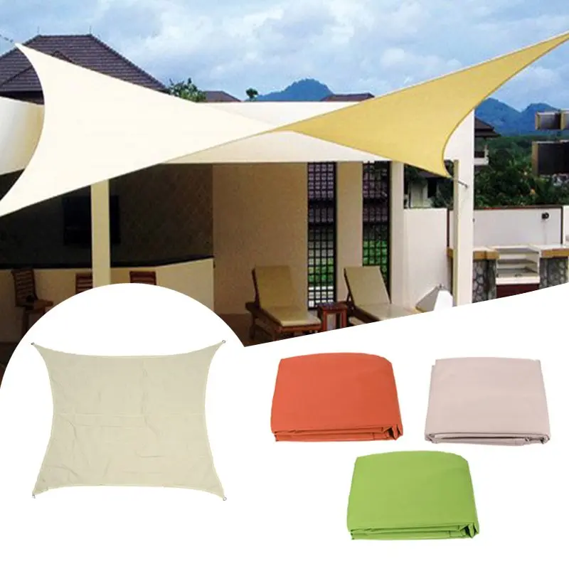 

3 Meter Square/Traingle Sun Shelter Sunshade Outdoor Sun Sail Canopy Garden Patio Pool Shade Sail Awning Camping Shade Cloth
