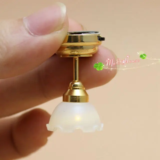 Miniature Crystal LED Chandelier For Dollhouse – Handcrafted