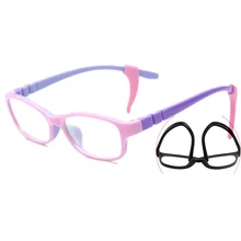 Силиконовые очки с крючком для подростков, оправа для детей, детские оправы, детские очки для девочек TR90, детские оптические оправы 702