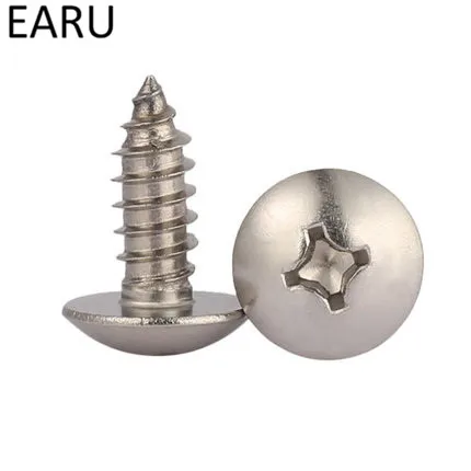 

T Standard Stainless Steel 316 Cross Round Truss Pan Phillips Head Self-tapping Tapping Screws Bolt M6*16/18/20/30/35/40-100mm