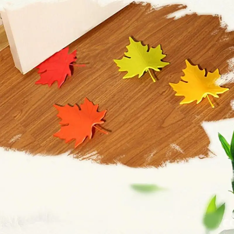 Autumn Leaf Style Home Decor Finger Safety Door Stop Stopper Doorstop 4