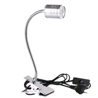 3W 5W LED Desk Lamp with EU plug Adjustable Clip on Light Eye-Care Clamp Lamp with Switch for Reading Study Bed AC85-265V 1
