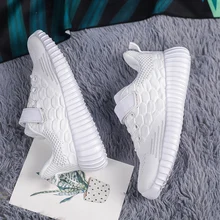 Оригинальные детские кроссовки, кроссовки для бега, обувь для девочек и мальчиков, ультрамодные удобные трикотажные кроссовки для тренировок, максимальный размер 39