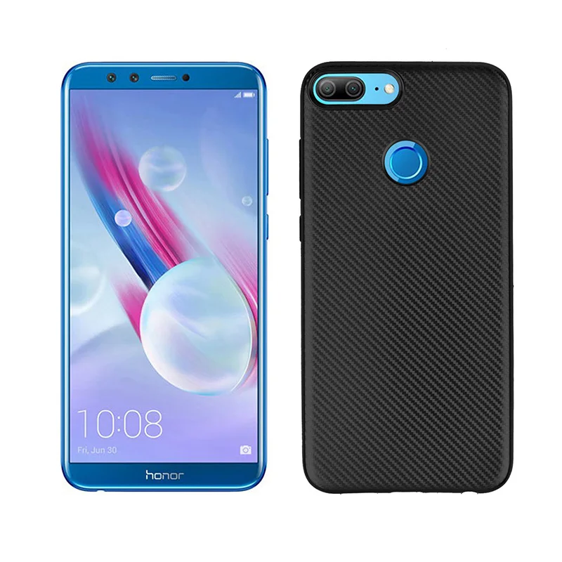 carbon fiber silicone case huawei honor 9 lite (4)