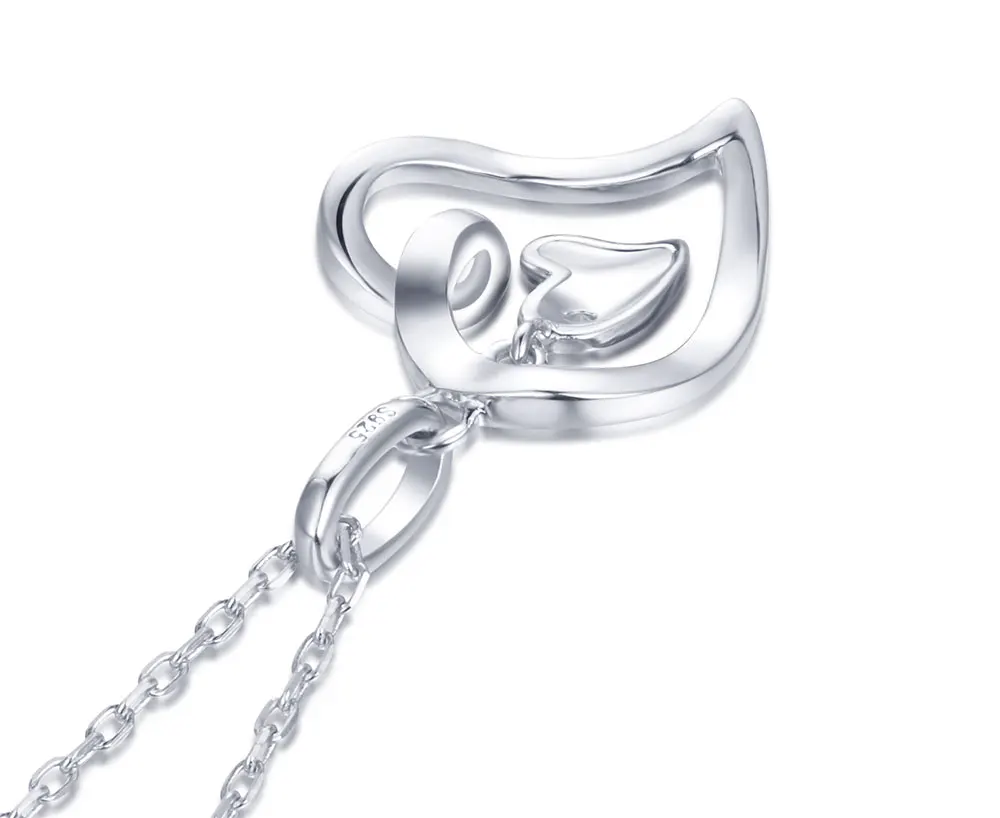 silver diamond pendants CAP03749SA-1 (17)