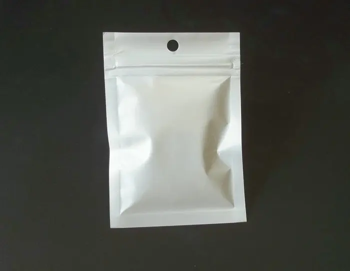 1000 шт./лот 7*10 см белый/Clear самозапечатывающийся молнии Пластик упаковочный пакет, застежка; для хранения отверстие для мешка розничная посылка Сумки