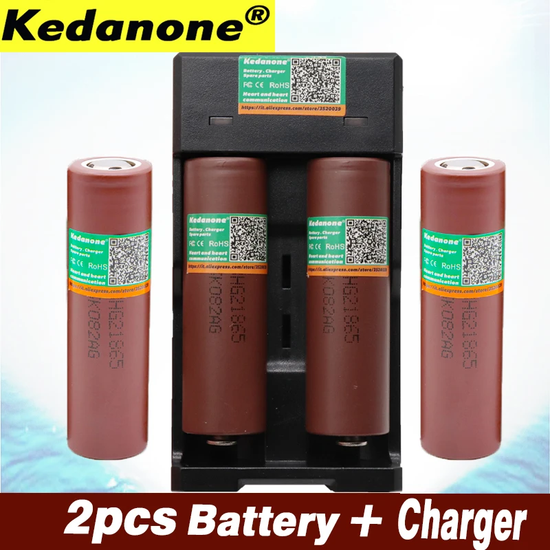 

original 18650 battery rechargeable battery for LG HG2 18650 3000 mah lithium battery use Electronic cigarette and USB charger