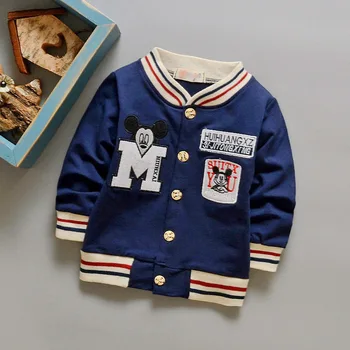 

Baby Boy Clothes Boys Jacket 2019 Spring Letter Boys Outwear Children Brand Kids Coats Boys Baseball Sweatershirt baby clothes