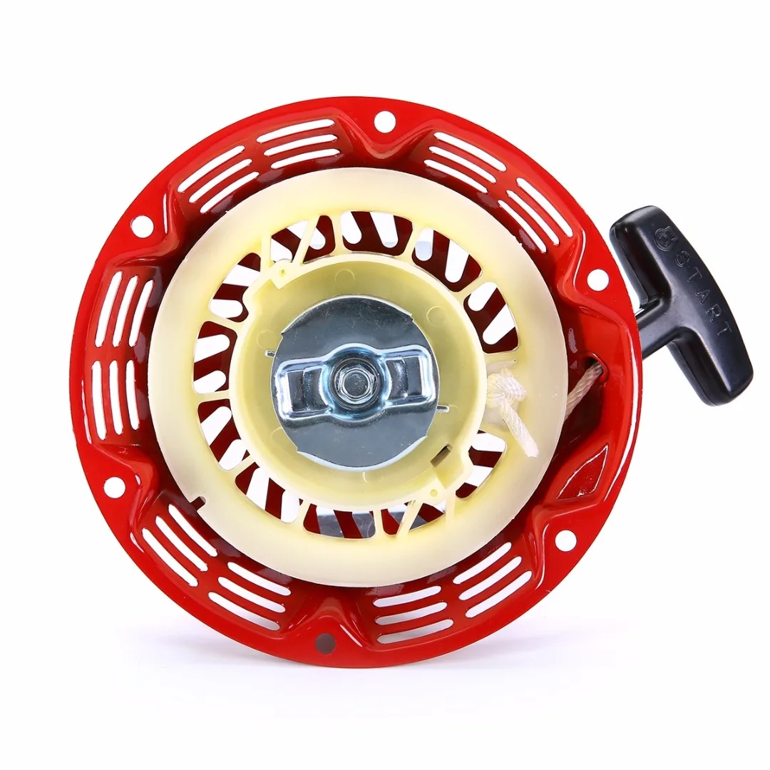 Iron Recoil Assembly Pull Starter Start For GX160 5.5hp GX200 6.5hp Engine Red Engine Replacement Parts Iron Recoil Assembly Pull Starter Start For GX160 5.5hp GX200 6.5hp Engine Red Engine Replacement Parts
