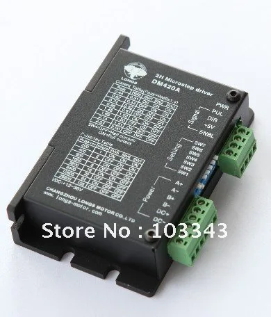 Драйвер шагового двигателя DM420A драйвер постоянного тока 1.7A 12 36VDC 128 микостеп
