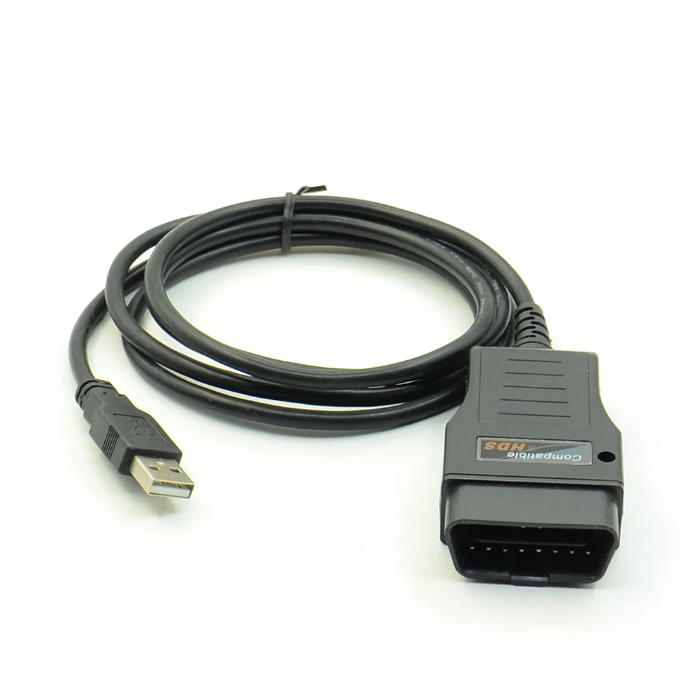 New Xhorse HDS Cable  OBD2 Diagnostic Cable with Multi langauge free shipping best car battery tester