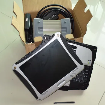

High Quality MB Diagnostic Multiplexer Tester MB Star C3 full set with all cables with SSD Software V2014.12 with CF-19 Laptop