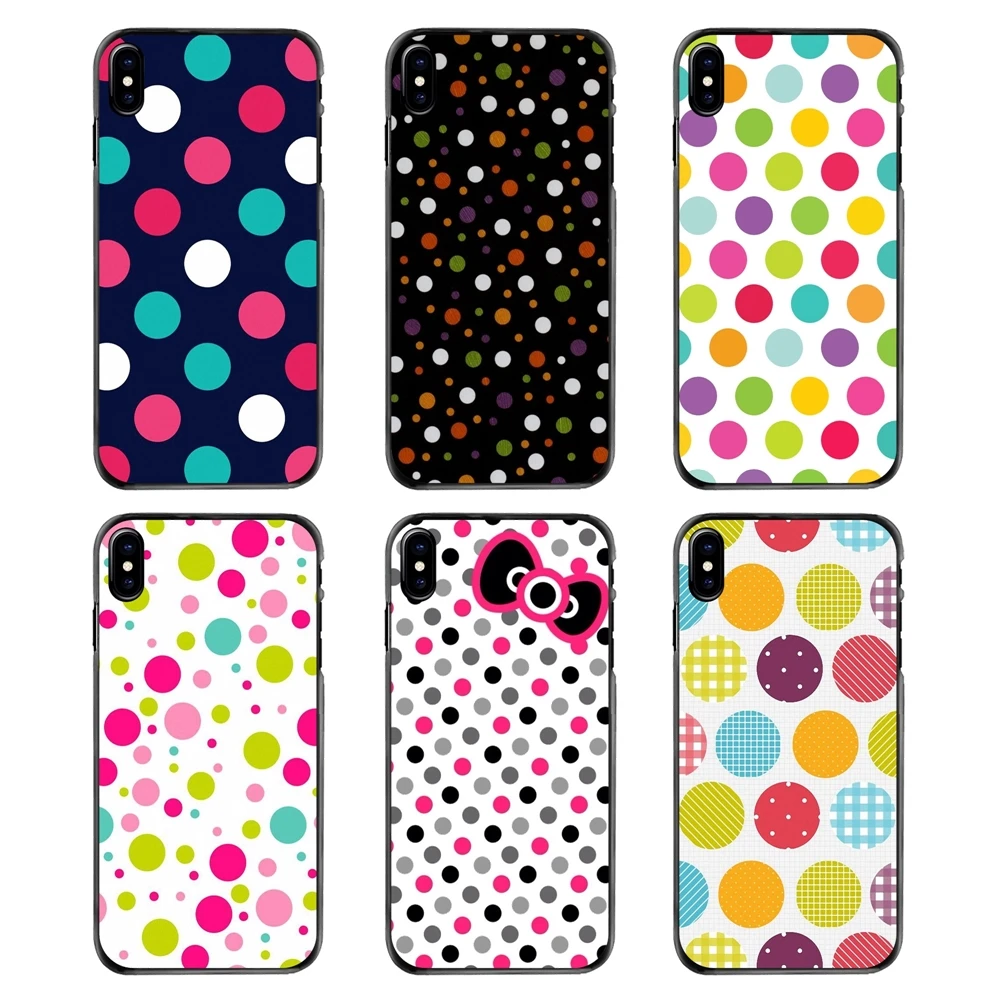 Love Color Dots Background Pattern Print For Sony Xperia X XA XZ M2 M4 M5 C3 C4 C5 T3 E4 E5 Z Z1 Z2 Z3 Z5 Compact Phone Bag Case |