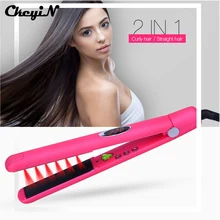 CkeyiN профессиональная керамическая инфракрасная нагревательная пластина выпрямитель для волос выпрямление железа Инструменты для укладки отрицательных ионов Уход за волосами