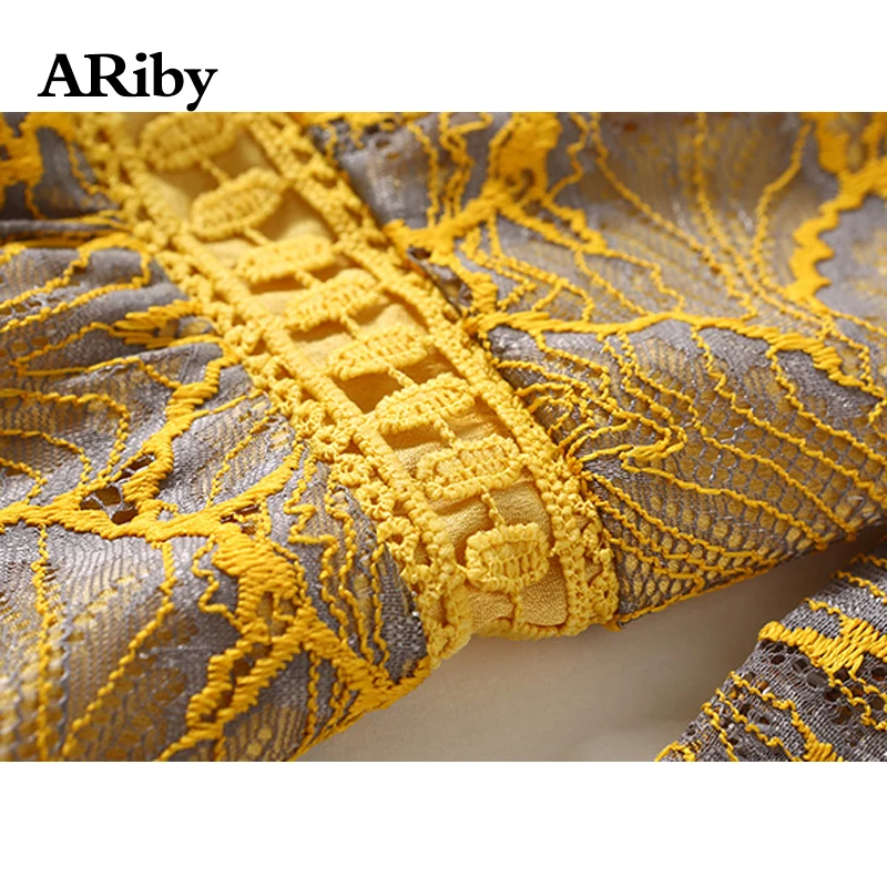 Женское кружевное платье aribby облегающее Платье До Колена в стиле пэчворк для