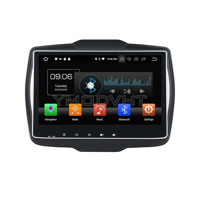 Flash Deal YMODVHT 10.1inch Android 8.0 Octa Core PX5 4GB RAM 32GB ROM Car DVD Player Radio Stereo GPS for Jeep Renegade 2015 2016 2017 1