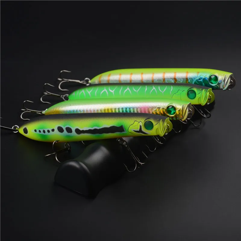 Hi.Whale 2 pcs 128mm 25g Sea Fishing Lures Floating water Poper Hard