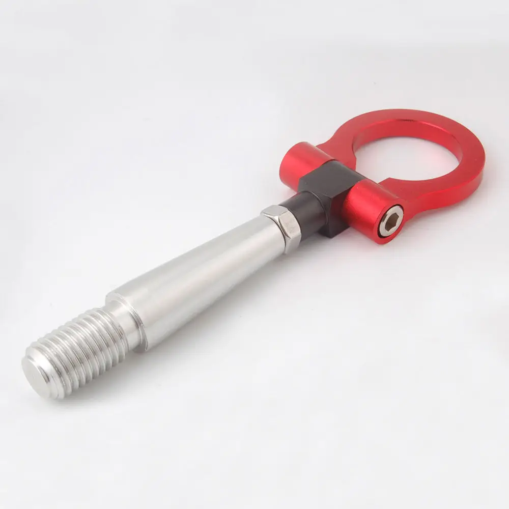 Bbq @ fuka 1 قطعة سيارة الجبهة الخلفية المسمار سباق الألومنيوم cnc tow هوك لميتسوبيشي لانسر ايفو ex 5 اللون