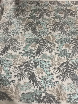 

french net lace fabric with stones african lace fabric high quality tulle guipure lace fabric 5 yards/lot