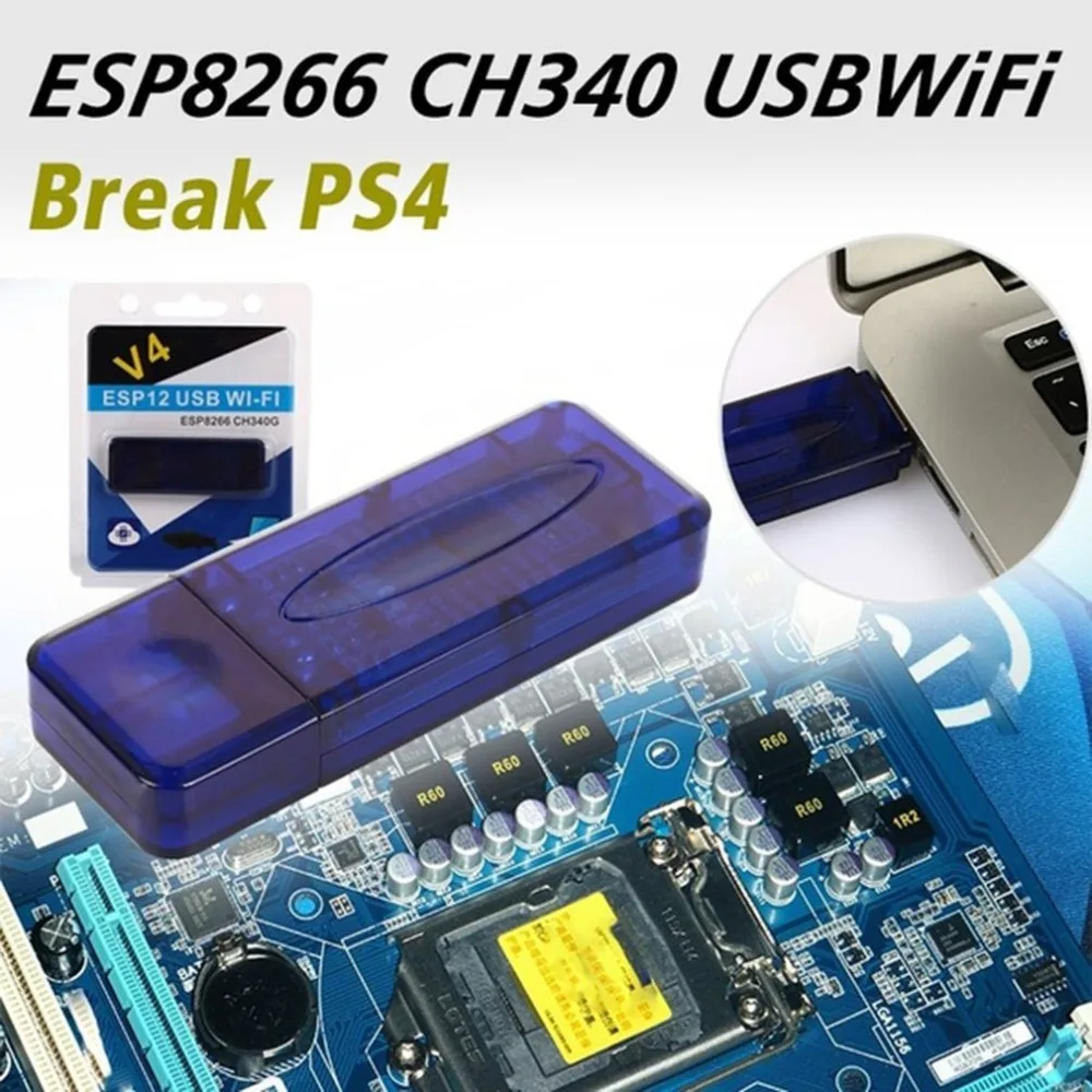Для PS4 WiFi ESP8266 CH340 чип USB беспроводной модуль совместимый Nodemcu для Arduino Горячий