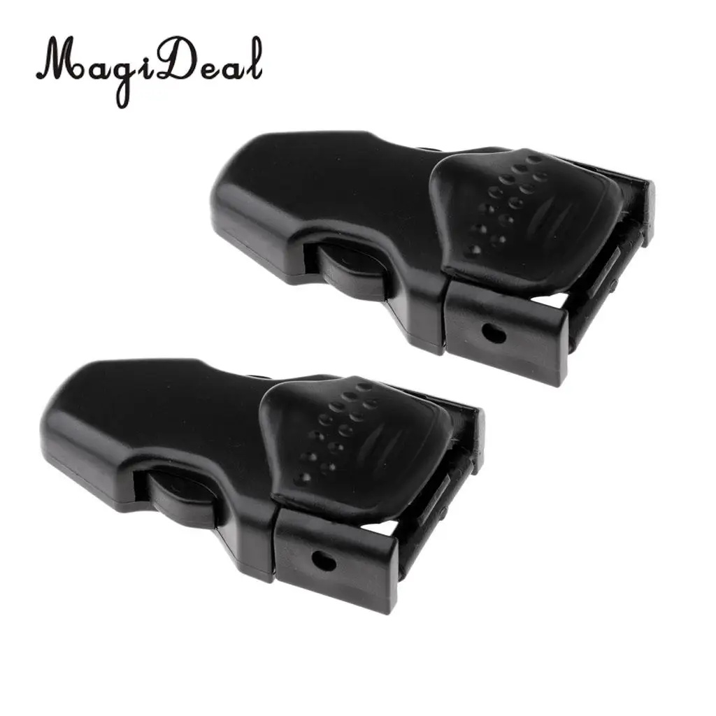 MagiDeal 1 Pair Universal Dive Fin Flippers Strap Buckles Replacement for Underwater Scuba Diving Diver Swimming