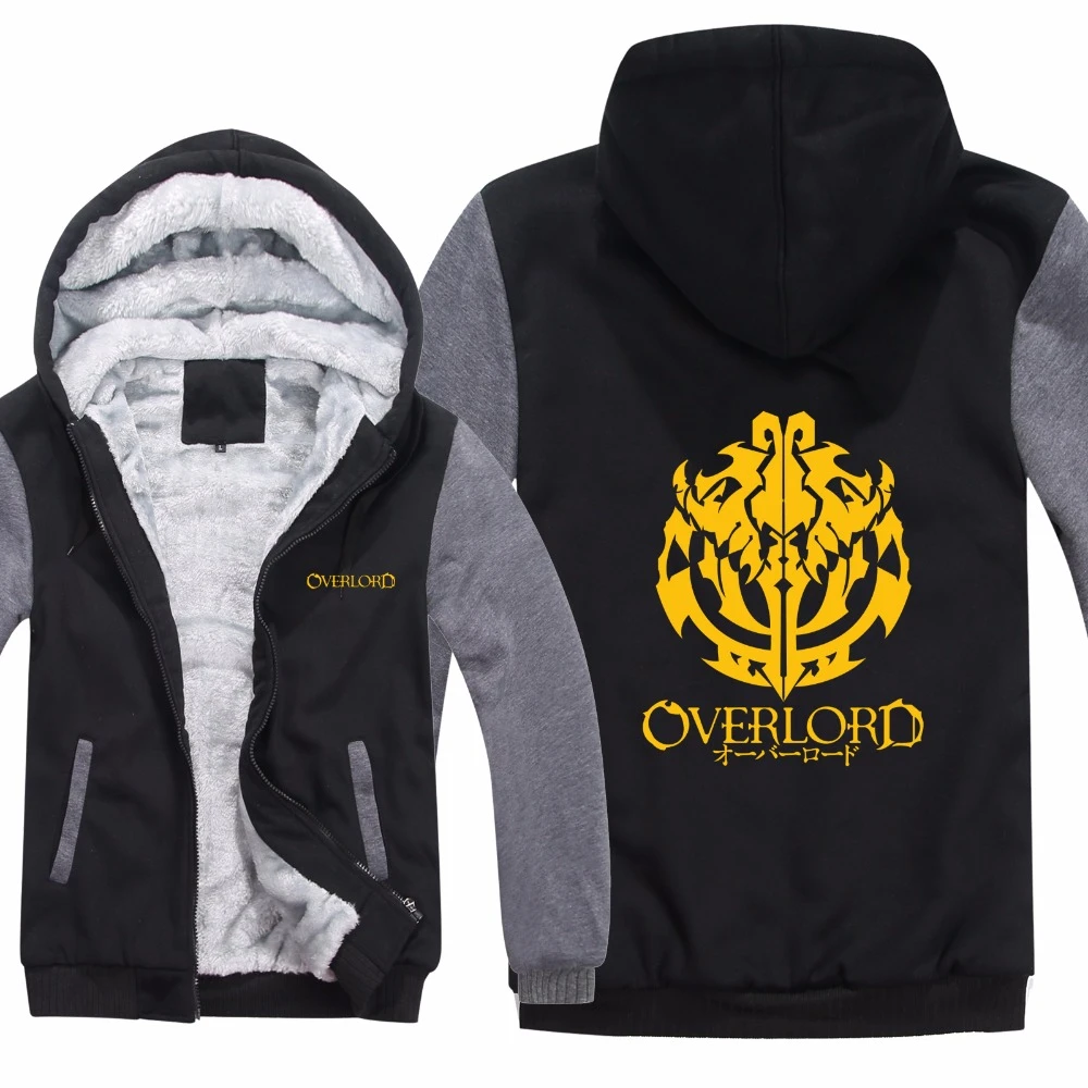 Anime Overlord Warmth Hooded Casual Sweatshirts Overcoat Coats Jackets #Pa37 Anime Overlord Warmth Hooded Casual Sweatshirts Overcoat Coats Jackets #Pa37