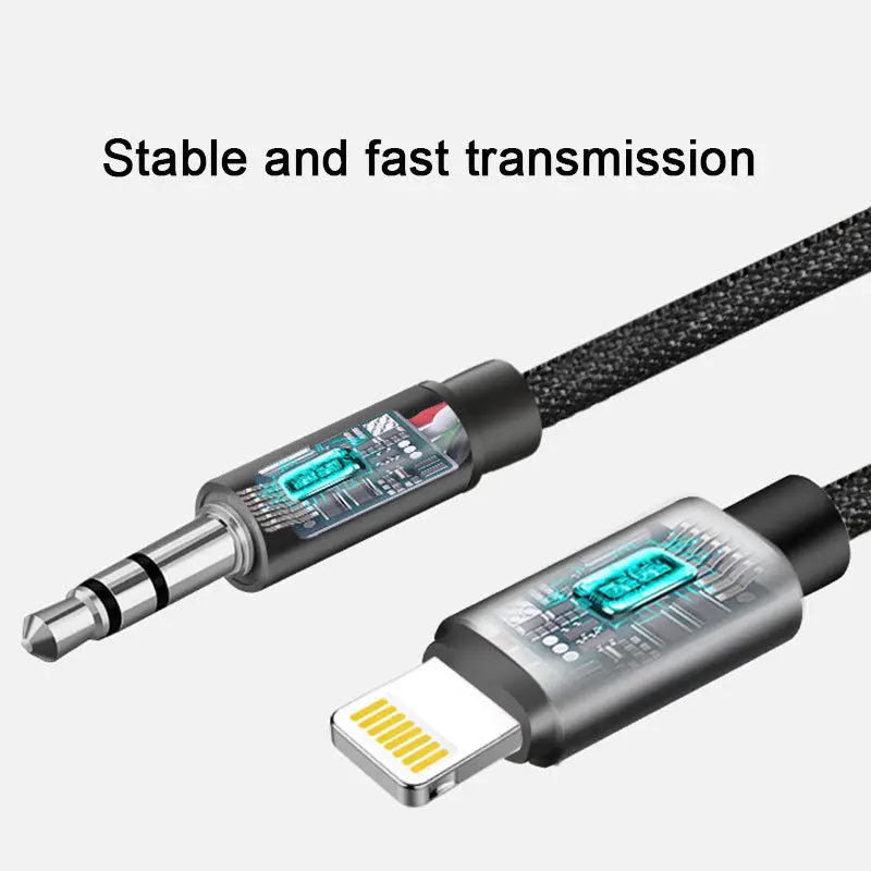 Lightning to 3.5mm Jack Male to Male Audio AUX Lead Cable Audio Cable Auxiliary Stereo Cord for IPhone XS Max XR 7 Plus 8 X 6 6S Lightning to 3.5mm Jack Male to Male Audio AUX Lead Cable Audio Cable Auxiliary Stereo Cord for IPhone XS Max XR 7 Plus 8 X 6 6S