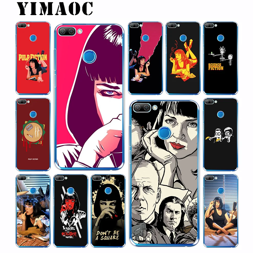 YIMAOC Pulp Fiction Movie Soft Case for Huawei Honor 10 9 8X 8C 8 7C 7X 7A Pro 6A Lite Note Nova 3i 3 2i Y6 Y7 Y9 Prime 2018 |