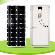 BUHESHUI 100W 18V Monocrystalline silicon Solar Panel Used For 12V photovoltaic Power Home Diy Solar System Factory High Quality