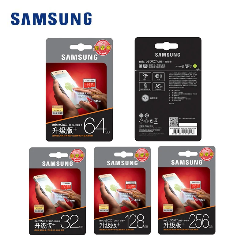 Карта памяти SAMSUNG carte sd 32 gb C10 tf-карта класс 10 tarjeta micro sd 64gb micro sd карта 128gb для смартфона huawei honor v10