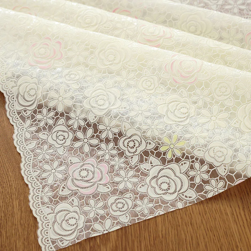 Quality PVC Tablecloth Dining Waterproof Table Plastic Cover Coffee End Table Cloth Rectangle 60 80 100 x 138mm x 160 180 220mm