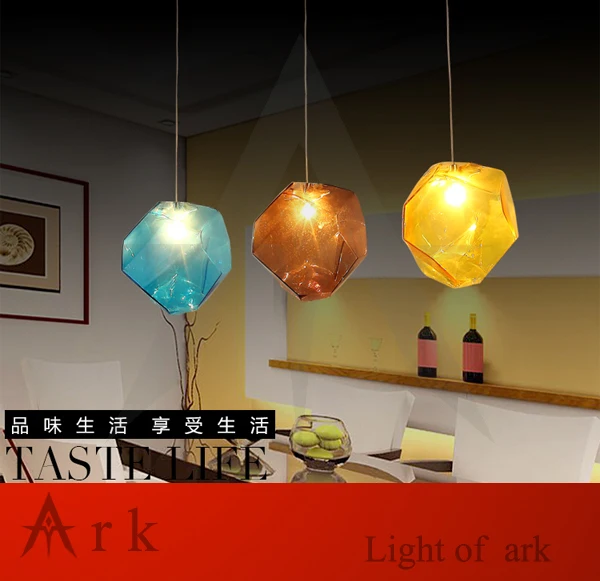 Бесплатная доставка Горячая продажа 3 шт Хрустальное стекло освещение ледяной