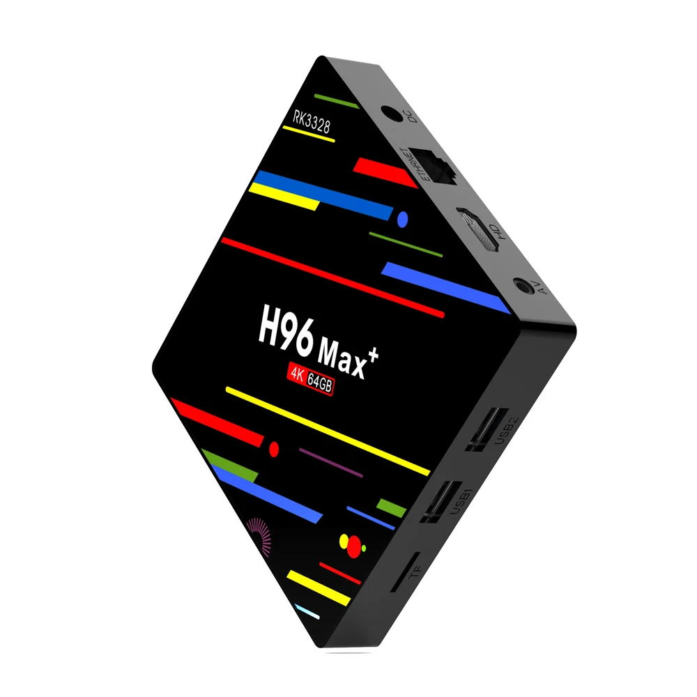 LEORY H96 Max Plus Smart TV Box RK3328 4G/64G Android 8.1 USB3.0 Voice Control Set-top Box Support HD Netflix 4K