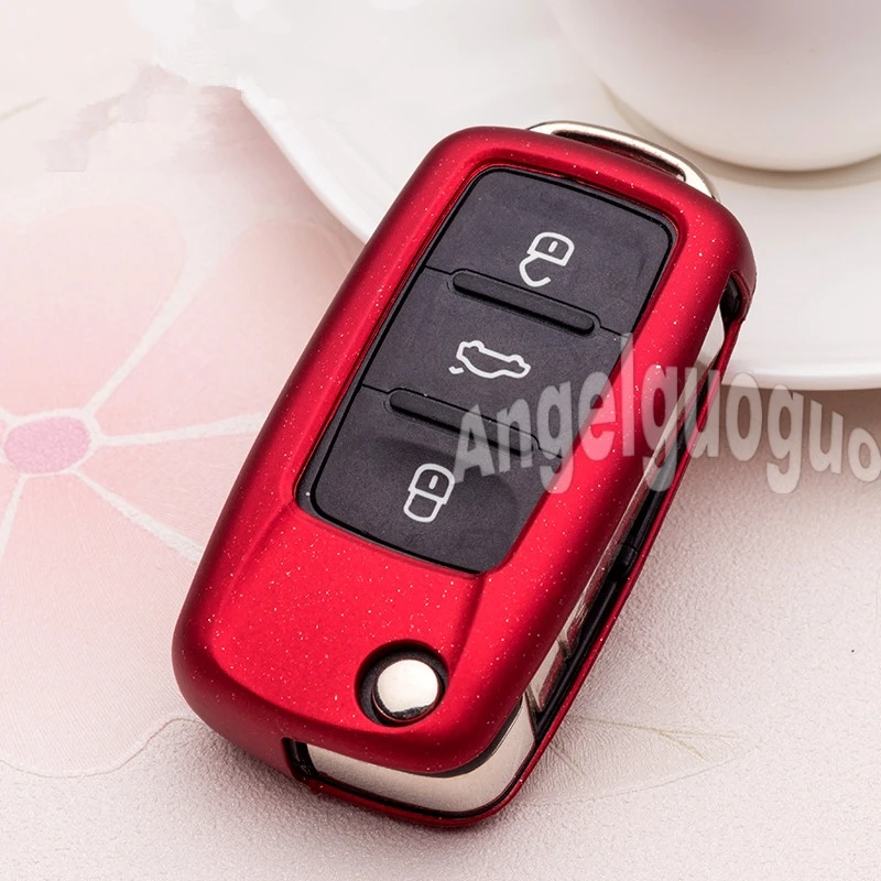 Angelguoguo авто Стайлинг ТПУ чехол для VW Volkswagen Polo Tiguan Bora Passat Golf 6 Lavida Scirocco Jetta|case for|case