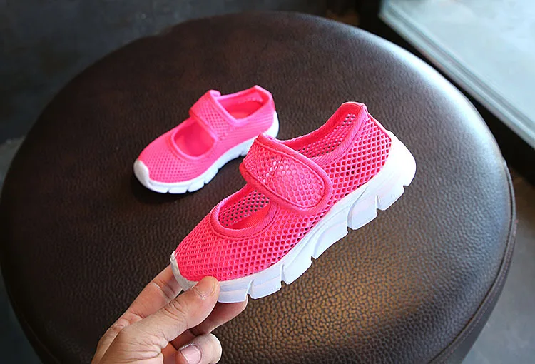 Спортивные кроссовки из сетчатой ткани; детская обувь ярких цветов; детская обувь; летняя дышащая обувь для мальчиков; обувь для девочек