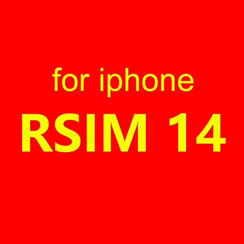 Оригинальный RSIM14 разблокировка SIM RSIM 14 для IPHONE 6 7 8 PLUS X XR XS XSMAX r карта