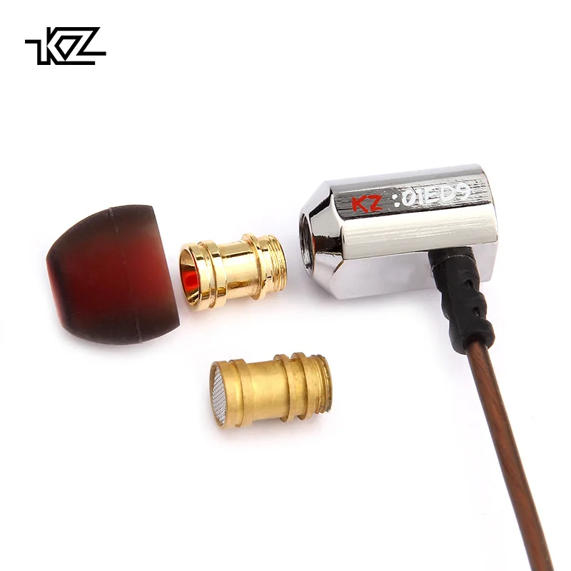 KZ ED9 Super Bass In Ear Music Earphone With DJ Earphones HIFI Stereo Earbuds Noise Isolating Mobile Phone Headphones With Mic