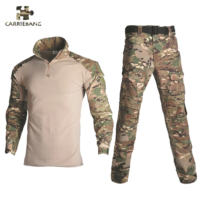 

Military Uniforms Army Camouflage Suit Men Tactical Uniform Combat CS Luftwaffe Overalls For Men Working Military Uniform